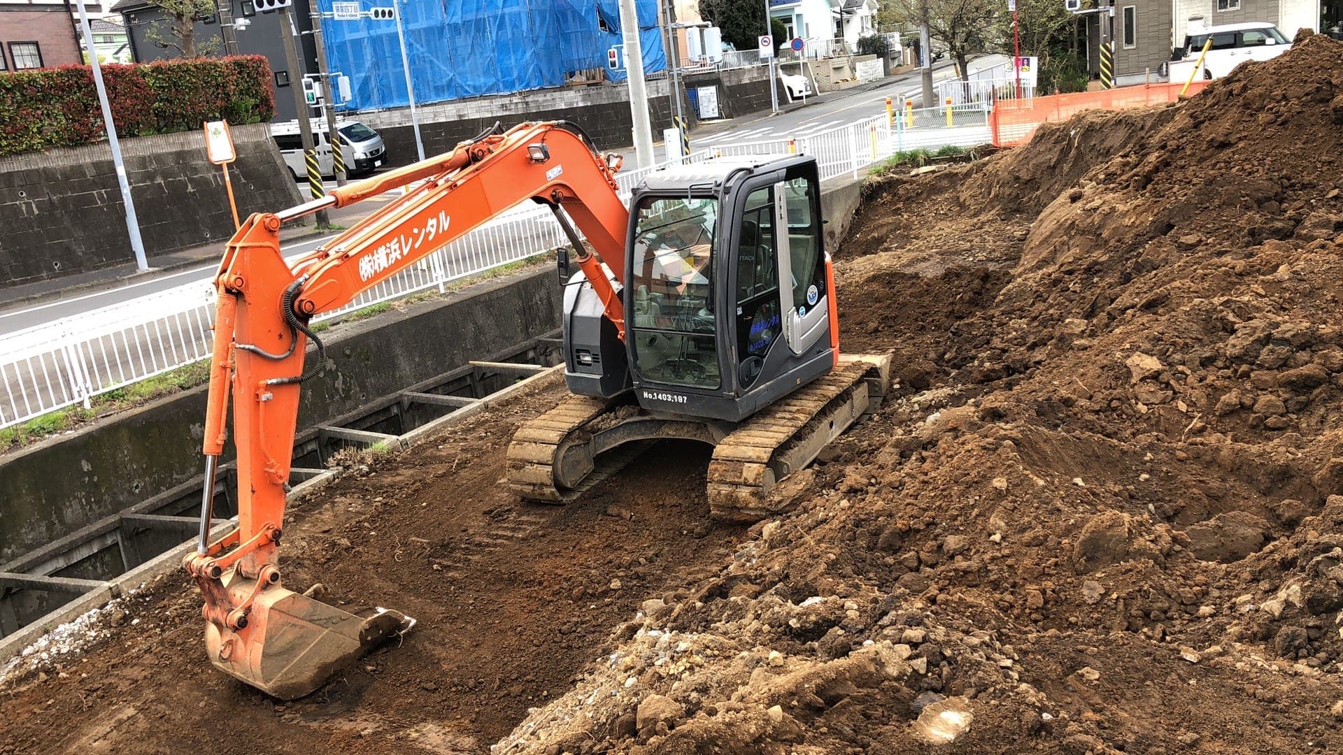 造成・砕石敷き 整地工事